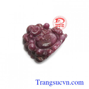 Mặt phật di lặc ruby phát tài là biểu tượng của sự hoan hỉ, vui vẻ, may mắn trong cuộc sống