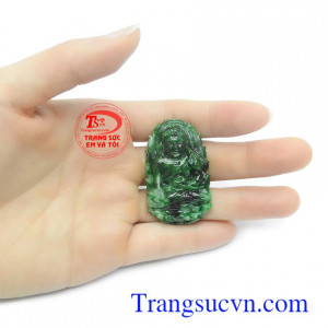 Mặt phật A Di Đà cẩm thạch bình an may mắn