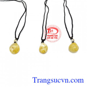 Mặt đá thạch anh tóc vàng tài lộc có nhiều mẫu mã để bạn lựa chọn