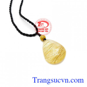 Thạch anh tóc vàng hợp với người mệnh thổ, mệnh kim