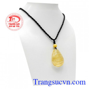 Thạch anh tóc vàng còn giúp thúc đẩy tập trung trí óc, năng nổ trong các hoạt động