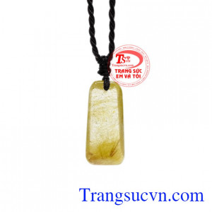 Vì vậy mặt đá thạch anh tóc vàng thăng hoa thường được coi như vật hộ thân tăng thêm sức mạnh tịh thần