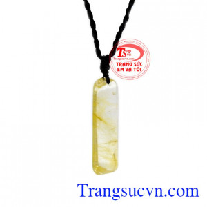 Ngày nay thạch anh tóc vàng được sử dụng phổ biến hơn rất nhiều bởi đặc tính mang lại may mắn và tài lộc