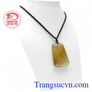 Thạch anh tóc vàng giúp tinh thần minh mẫn, thông thái