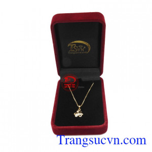 Bộ dây chuyền cỏ 3 lá xinh xắn