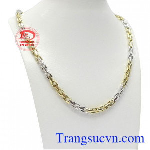 Dây chuyền nam Italy lịch lãm được nhập khẩu từ Italy với chất liệu vàng tây 10k bền đẹp.