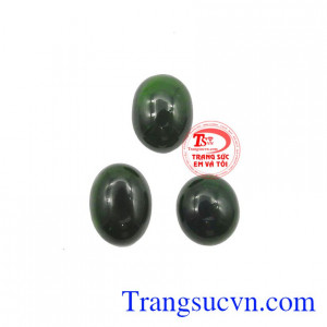 Mặt Nephrite thiên nhiên