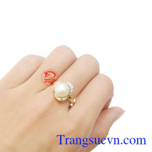 Nhẫn Ngọc Trai Nữ Hoàng, bảo hành 12 tháng, giao hàng nhanh trên toàn quốc