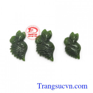 Mặt dây hồ ly ngọc bích phong thủy may mắn, hạnh phúc