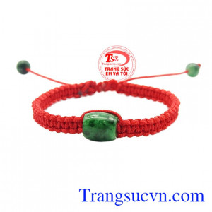 ây tết Jadeite bình an được chế tác từ ngọc cẩm thạch thiên nhiên chuẩn chất lượng
