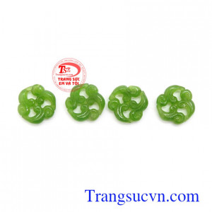 Mặt ngọc nephrite thiên nhiên
