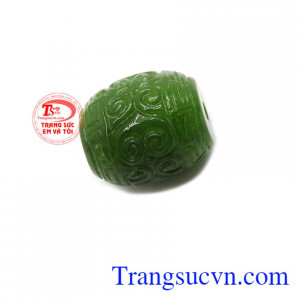 Mặt Ngọc Nephrite có giấy kiểm định đá tự nhiên