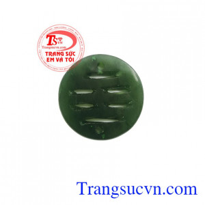 Mặt chữ hỷ Nephrite đẹp.