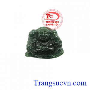 Mặt Phật Di Lặc Nephrite đẹp.