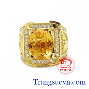 Thạch anh vàng hợp với người mệnh kim