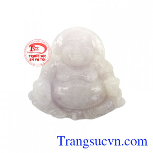 Mặt Di Lặc Cẩm Thạch Tài Lộc, người xưa quan niệm ngọc cẩm thạch có thể mang đến tài lộc, may mắn và sức khỏe