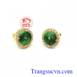 Hoa tai phỉ thúy thịnh vượng bình an