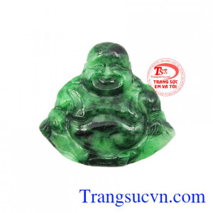 Mặt Di Lặc Cẩm Thạch Hạnh Phúc được chạm khắc sắc nét từ ngọc cẩm thạch chuẩn chất lượng