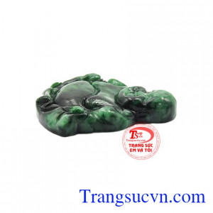 Mặt Di Lặc Cẩm Thạch Phú Quý