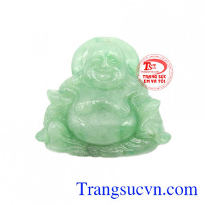 Mặt Di Lặc Jadeite Hưng Vượng chạm khắc bằng công nghệ tiên tiến nhất hiện nay