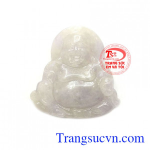 Mặt phật di lặc an khang được chế tác tinh xảo từ ngọc cẩm thạch