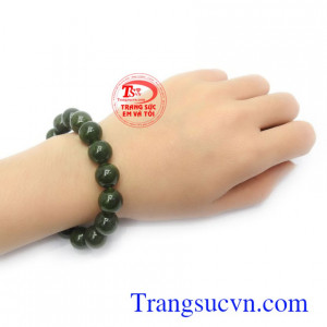 Chuỗi tay Nephrite may mắn 12 ly