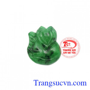 Mặt hồ ly ngọc Jadeite đẹp.