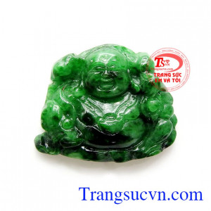 Mặt phật di lặc thiên bảo được chế tác từ ngọc cẩm thạch