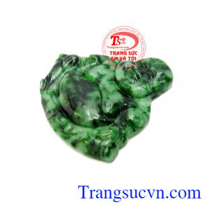 Phật di lặc trí tuệ được chế tác từ ngọc cẩm thạch thiên nhiên đá quý giúp chủ nhân rèn luyện được đức tính tốt, tránh xa mọi tác động xấu xung quanh