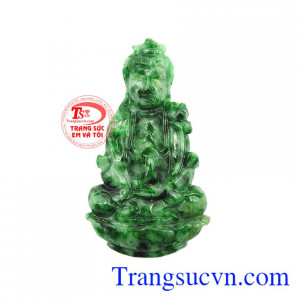 Mặt Jadeite Phật quan âm phúc lộc