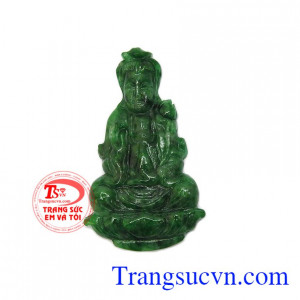 Phật quan âm jadeite từ bi là sản phẩm ngọc cẩm thạch thiên nhiên, sản phẩm chất lượng cao, có giấy kiểm định