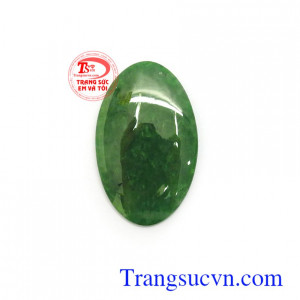 Mặt ngọc Jadeite bình an bền đẹp, chất lượng, màu sắc tươi sáng, mặt ngọc cẩm thạch thiên nhiên