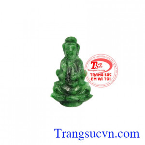 Mặt Phật Quan Âm cẩm thạch từ bi.