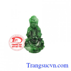 Mặt Phật Quan Âm cẩm thạch an lành.