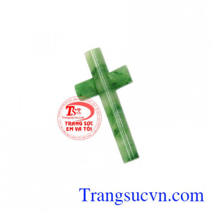 Mặt dây thánh giá ngọc cẩm thạch
