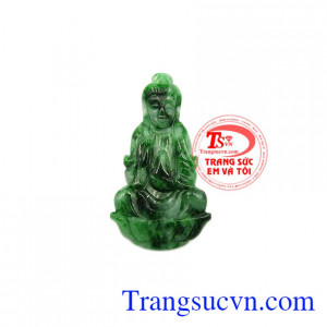 Mặt Phật Quan Âm cẩm thạch đẹp.