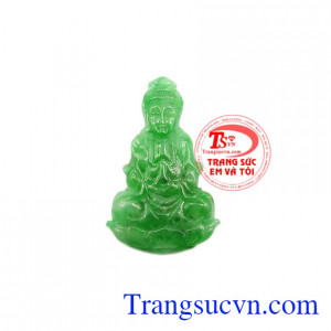 Mặt Phật Quan Âm cẩm thạch an yên là sản phẩm được chế tác từ công nghệ chất lượng cao