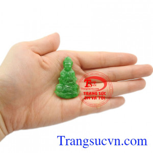 Mặt Phật Quan Âm cẩm thạch an yên chất lượng.