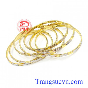 Vòng tuần vàng 10k đẳng cấp thời trang