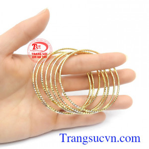 Vòng tuần vàng thương hiệu uy tín, chất lượng, bảo hành 06 tháng