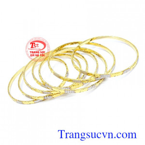 Vòng tuần vàng 10k đẳng cấp thời trang