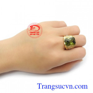 Nhẫn na, vàng 10k đính đá sang trọng, thời thượng