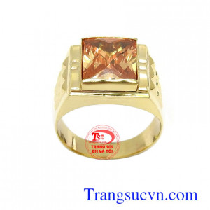 Nhẫn nam đính đá sang trọng là dòng sản phẩm rất được phái mạnh ưa chuộng, tôn lên nét cá tính, mạnh mẽ và thời trang