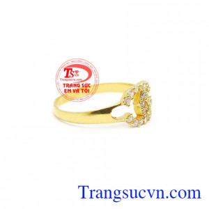Nhẫn nữ vàng dành cho những tín đồ thời trang yêu thích sự tinh tế, trang nhã