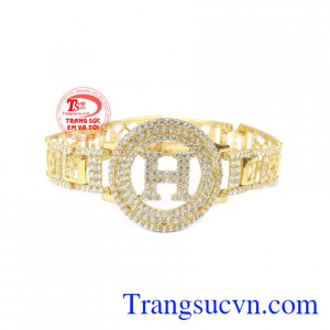 Lắc tay nữ chữ H 10k đẹp là sản phẩm được chế tác tinh xảo, bền đẹp và hợp thời trang