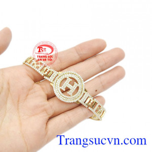 Lắc tay nữ chữ H 10k đẹp