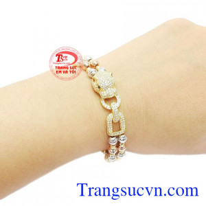 Lắc tay nữ vàng 10k cá tính