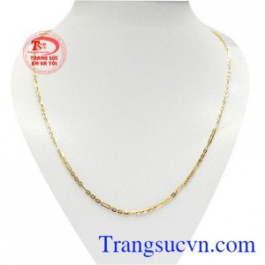 Dây chuyền nữ 10k đẹp được thiết kế và chế tác tinh xảo
