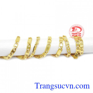 Dây chuyền cá tính nữ vàng 10k