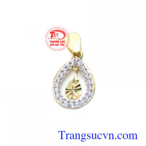 Mặt dây Korea 10k thời trang nhập khẩu nguyên chiếc bền đẹp, chất lượng, phù hợp nhiều loại dây chuyền khác nhau